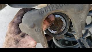 2011 Dodge Grand Caravan Rear Brakes and Rotors Twist In Calipers [upl. by Mert898]