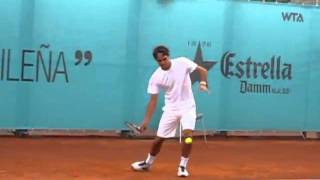 06052011 Roger Federer Practice Part 2 [upl. by Eintruoc745]