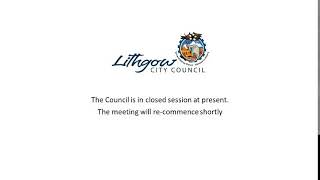 Ordinary Meeting of Lithgow City Council 28 October 2024 [upl. by Dwaine]