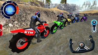 Impossible Bike OFF Road Driving  Motor Dirt Bikes Racing Simulator 2025  Android gameplay HD [upl. by Thetes]