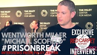 Wentworth Miller interviewed at FOXs Prison Break S5 Paley Center Event amp Panel [upl. by Blayze]