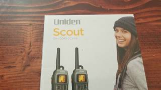 unboxing Uniden Submersible 50 Mile FRSGMRS TwoWay Radios with Charging Kit [upl. by Henderson]