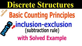 Inclusion – Exclusion Principle with Solved Examples  Discrete Structures in UrduHindi [upl. by Yellat516]