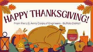 Happy Thanksgiving from the USACE Buffalo District [upl. by Aneehsat]