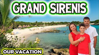 GRAND SIRENIS RIVIERA MAYA RESORT AND SPA  Jungle Hotel with lots of fauna and flora Mexico [upl. by Donall]