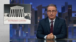 Supreme Court Ethics Last Week Tonight with John Oliver HBO [upl. by Elamor]