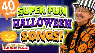 Super FUN Halloween Songs for Kids  40 Minutes of Educational Halloween Songs  Jack Hartmann [upl. by Bjorn]