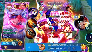 TIMKU DI BANTAI GLOBAL YI SUN SHIN  FREYA KU LANGSUNG MODE MENGAMUK❗MOBILE LEGENDS [upl. by Ahseen951]