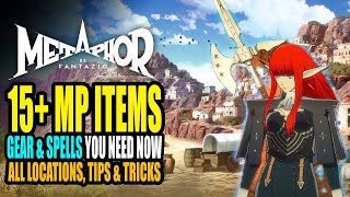 Metaphor ReFantazio 15 Insane MP Regeneration Weapons Items Gear amp Spell Locations Full Guide [upl. by Ceporah]