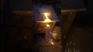 Investment Casting Process  Pouring [upl. by Ligetti]