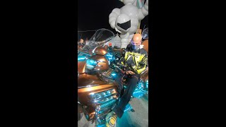 Music and Lights Show at Biker Fest Lignano 2022 Italy [upl. by Eisej20]