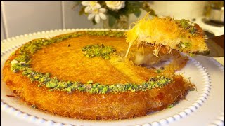 How to Make knafeh  soft Arabic dessert ￼ [upl. by Doughty]