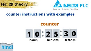 counter based example in delta plc  delta plc counter  counter use in delta plc  counter  LEC 29 [upl. by Carola]