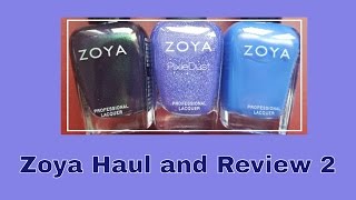 Zoya Haul and Review 2 [upl. by Chas]