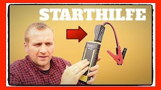 ✅ JUMP STARTER TEST  AUTO MIT POWERBANK ÜBERBRÜCKEN ANLEITUNG [upl. by Ettesil]