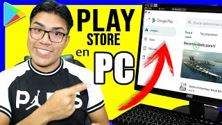 ✅ Como tener la PLAY STORE en PC  Google Play para PC RAPIDO 🚀 2023 [upl. by Dulcea]