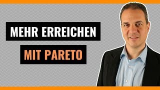 Paretoprinzip erklärt  Wie Sie mit der 8020 Regel besser mit Ihrer Energie haushalten [upl. by Pang]