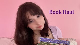 BOOK HAUL  A girl deeply obsessed with fairy romances 🧚🏻📚 [upl. by Ellirehs]