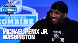 Michael Penix Jrs FULL 2024 NFL Scouting Combine On Field Workout [upl. by Turnbull]