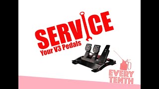 Fanatec Clubsport V3 pedals service [upl. by Okihcas759]