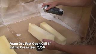 Gluing Test for Dry Fast  Open Cell Foam [upl. by Adamec]