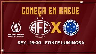 AO VIVO E COM IMAGENS  FERROVIÁRIA X CRUZEIRO  BRASILEIRÃO FEMININO A1 2024 [upl. by Pinkerton]