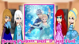 ❄️❄️ Disney Princesses react to Jack Frost  ❄️❄️ gacha react 🇺🇲🇧🇷🇷🇺 [upl. by Aicsila323]