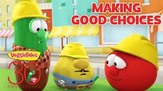 VeggieTales  Making Good Choices  30 Steps to Being Good Step 1 [upl. by Nelra825]