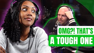 FIRST TIME REACTING TO  quotWould You Ratherquot w Bill Burr Tom Segura amp Christina P [upl. by Alberik246]