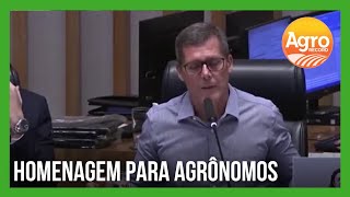 Engenheiros agrônomos recebem homenagem na Câmara Legislativa do DF  Agro Record DF [upl. by Chandal]