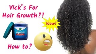 Vicks Vapor Rub for Hair Growth Yes or No  How To [upl. by Wager349]