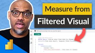 Create a measure from a filtered visual in Power BI Of Course you can [upl. by Farro724]