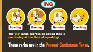 Present Continuous Tense and ING Verbs [upl. by Ferree]