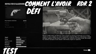 Le Revolver Dalgernon Localisation Red Dead Redemption 2 [upl. by Ayalahs]