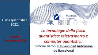 Le tecnologie della fisica quantistica [upl. by Sadonia]