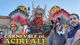 Sono andato al CARNEVALE PIU BELLO DI SICILIA  Acireale 2024  vlog [upl. by Fretwell]