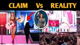 FactCheck Did Taylor Swift Really ENDORSE Kamala Harris through an Eras Tour Pic CLAIM Vs REALITY [upl. by Mandle]