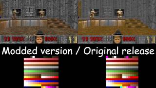 GBA Doom 2 with PC Doom 2 resources [upl. by Ahsikan]