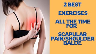 EXERCISE OF SCAPULAR PAIN PAINکندھوں کے درمیان کے پٹھوں میں درد کی ورزش SakoonPhysiotherapy [upl. by Anirehs]