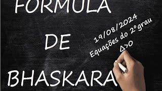 Você sabe usar a Fórmula Resolutiva de Bháskara para resolver uma equação do 2º grau [upl. by Effy]