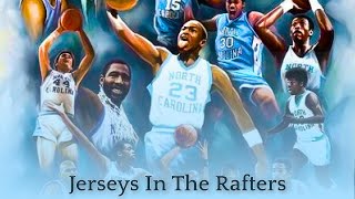 UNC Basketball Jerseys In The Rafters [upl. by Dira534]