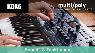 KORG multipoly  Sounds amp Funktionen [upl. by Jerri699]