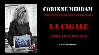 Corinne Mimram  La Cigale de la musique et du 18ème arrondissement de Paris [upl. by Inattyrb]