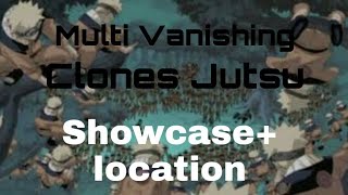 Shindo Life 2  Multi Vanishing Clone Jutsu Spawn  Location [upl. by Delphine]