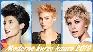 Unsere 🌹 Top 20 moderne kurzhaarfrisuren für frauen 2019 [upl. by Ahseyi607]