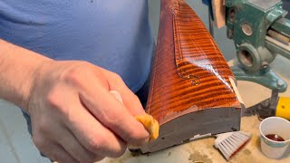 Staining and Finishing Woodsrunner with Iron Nitrate and Permalyn [upl. by Sklar]