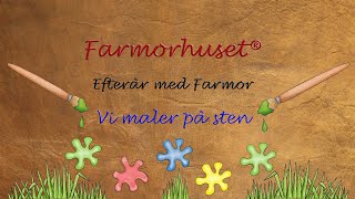 Efterår med Farmor Vi maler på sten [upl. by Elleinahc]