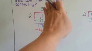 Grade 5 Math 22a Long Division in Color 1 Digit Divisor [upl. by Benedick]