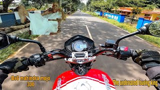 MOJO BS6 RIDE EXPERIENCE  MAHINDRA MOJO 300ABS  MALAYALAM REVIEW  EXHAUST SOUND [upl. by Goulet]