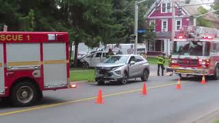 Accident at corner of Saunders and Westmorland Street in Fredericton [upl. by Lubin16]